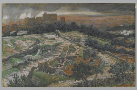 Golgotha_and_the_Holy_Sepulchre,_Seen_from_the_Walls_of_the_Judicial_Gate_-_James_Tissot