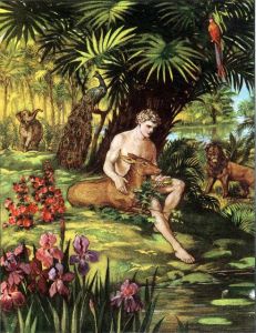 Adam in the Garden of Eden Genesis 2:7-8