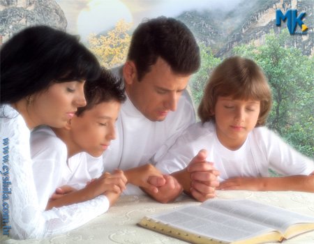 familia orando